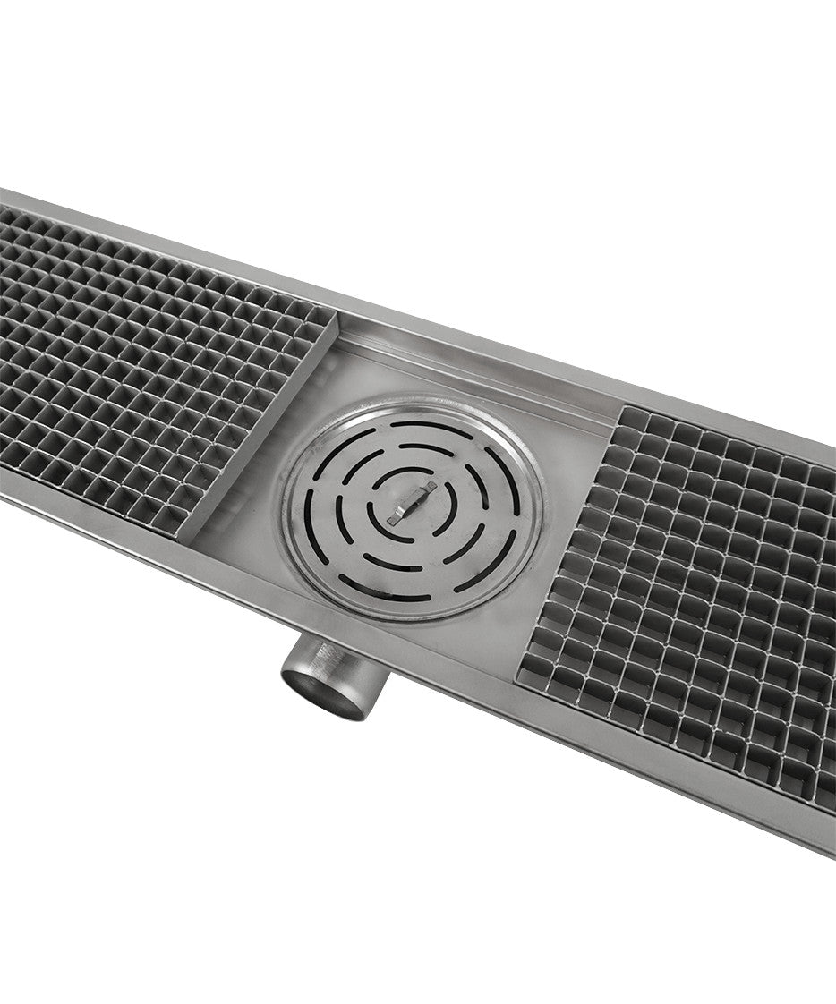 Caniveau de sol 1181x300 mm Combisteel - vue 6 - Caniveau de Sol pro CHR - Cuistéo