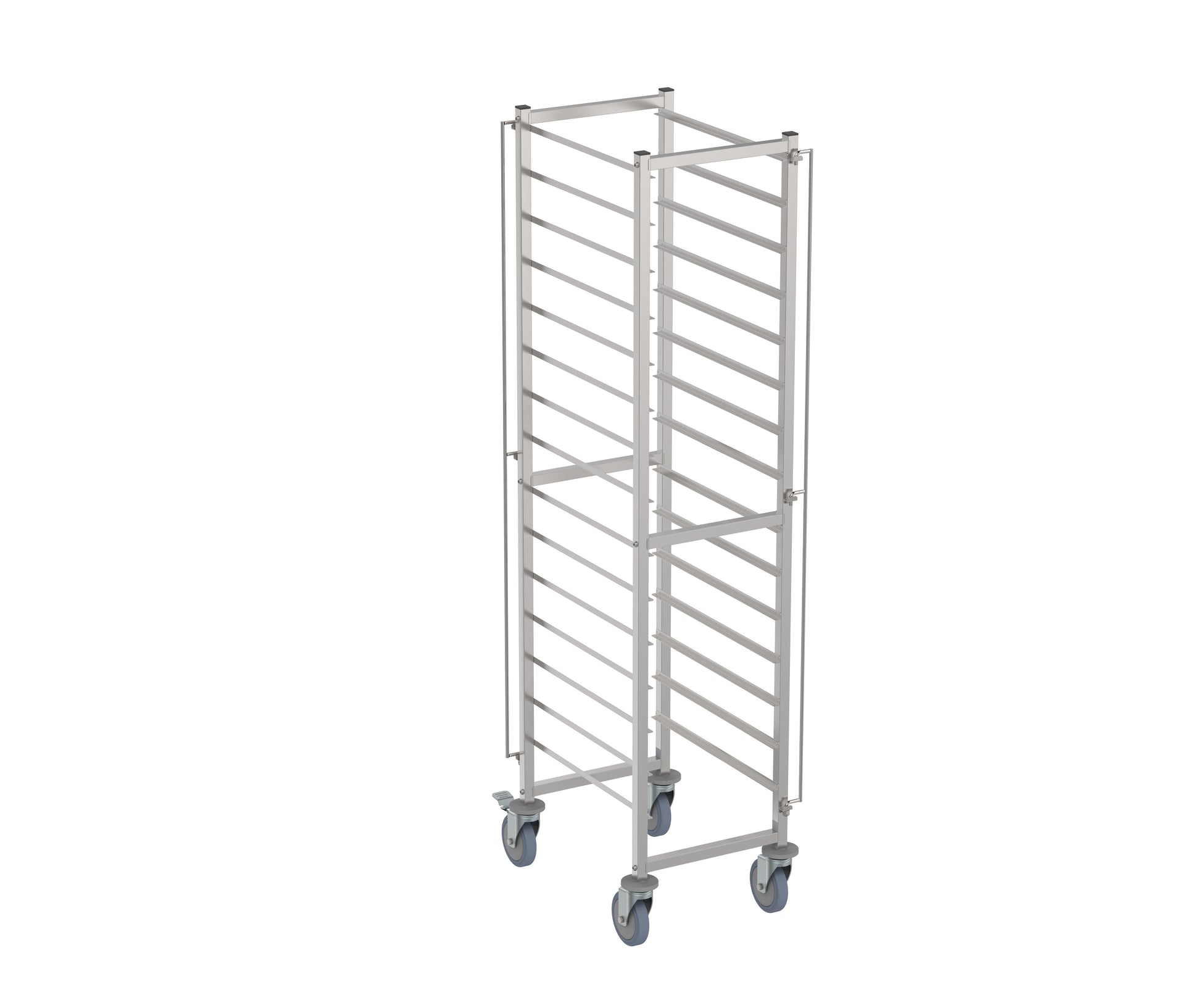 Chariot débarrassage démontable 2/1GN inox 655x590x1785 mm 2 L Combisteel - vue 3 - Chariot gastronorme pro CHR - Cuistéo