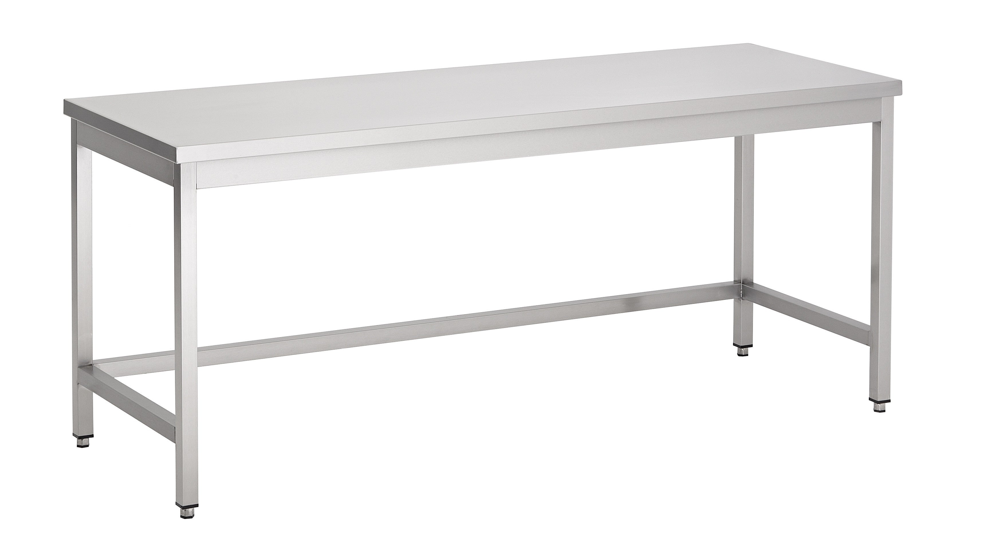 Plan de travail 1300mm inox Combisteel - vue 3 - Table inox avec étagère pro CHR - Cuistéo