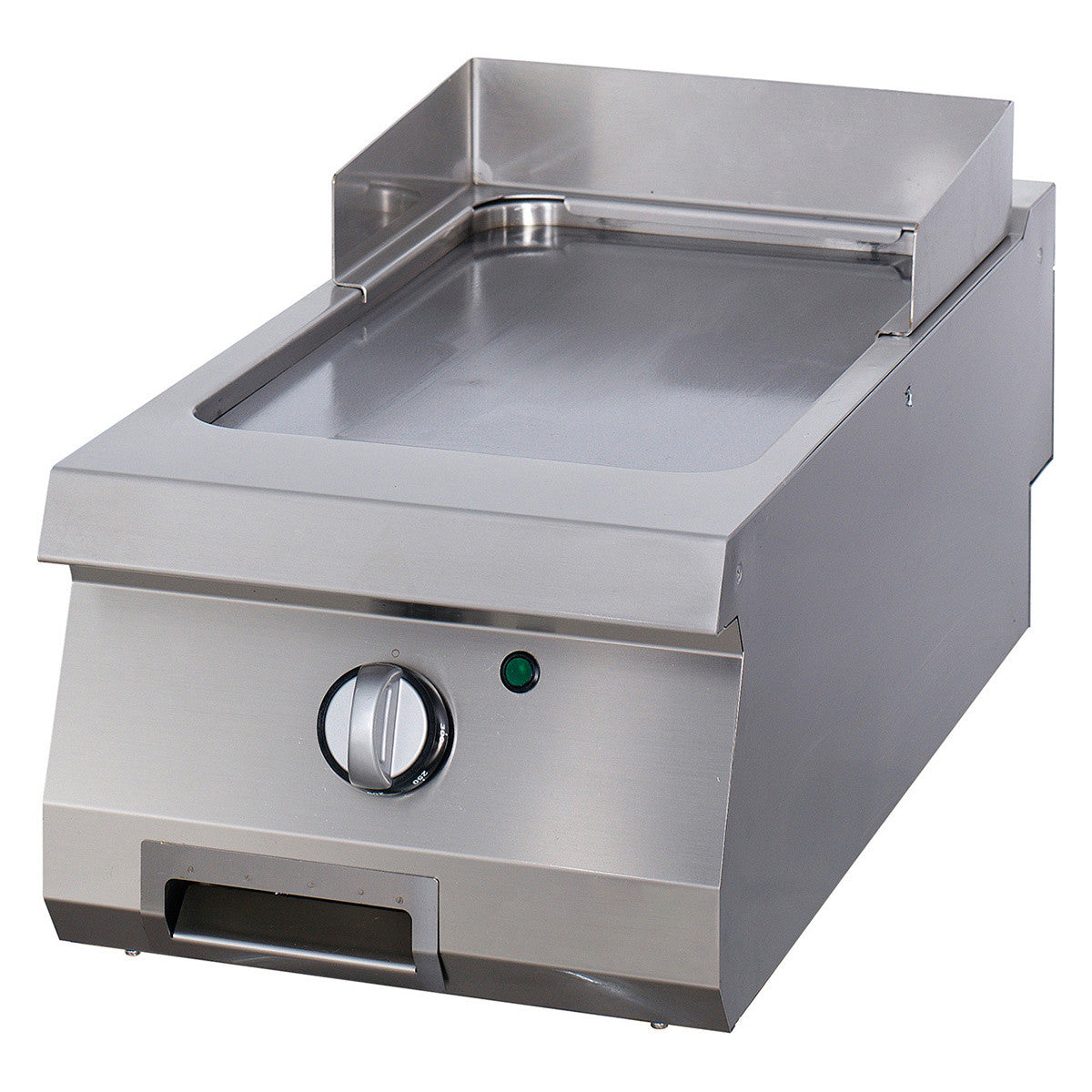 Plaque de cuisson Lisse - Unité individuelle - 90cm de profondeur - Gaz 1.5 L 9.0 kW Maxima - Plancha gaz professionnel CHR - matériel cuisine pro - Cuistéo