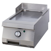 Plaque de cuisson - Lisse en chrome - Unité individuelle - Profondeur de 90 cm - Gaz 1.5 L 9.0 kW Maxima - Plancha gaz professionnel CHR - matériel cuisine pro - Cuistéo