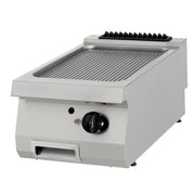 Plaque de cuisson Rainurée - Unité individuelle - 90cm de profondeur - Gaz 1.5 L 9.0 kW Maxima - Plancha gaz professionnel CHR - matériel cuisine pro - Cuistéo