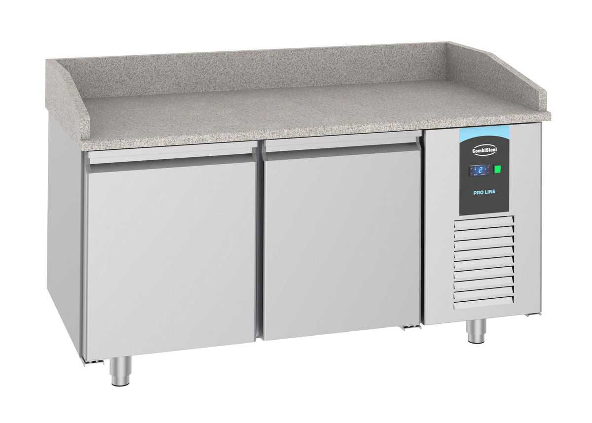 Table réfrigérée prépa. pizza 2 portes inox 1550x800x1080 mm 380 L 0.2 kW Combisteel - vue 4 - Table réfrigérée pizza pro CHR - Cuistéo