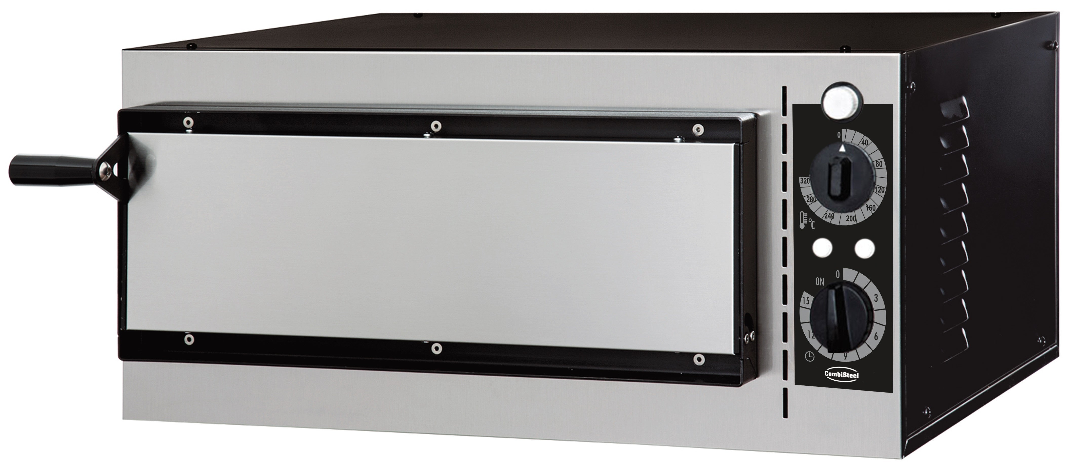 Four à pizza mono 1 x Ø 32cm 1.6 kW Combisteel - vue 2 - Four à pizza électrique 1 chambre pro CHR - Cuistéo
