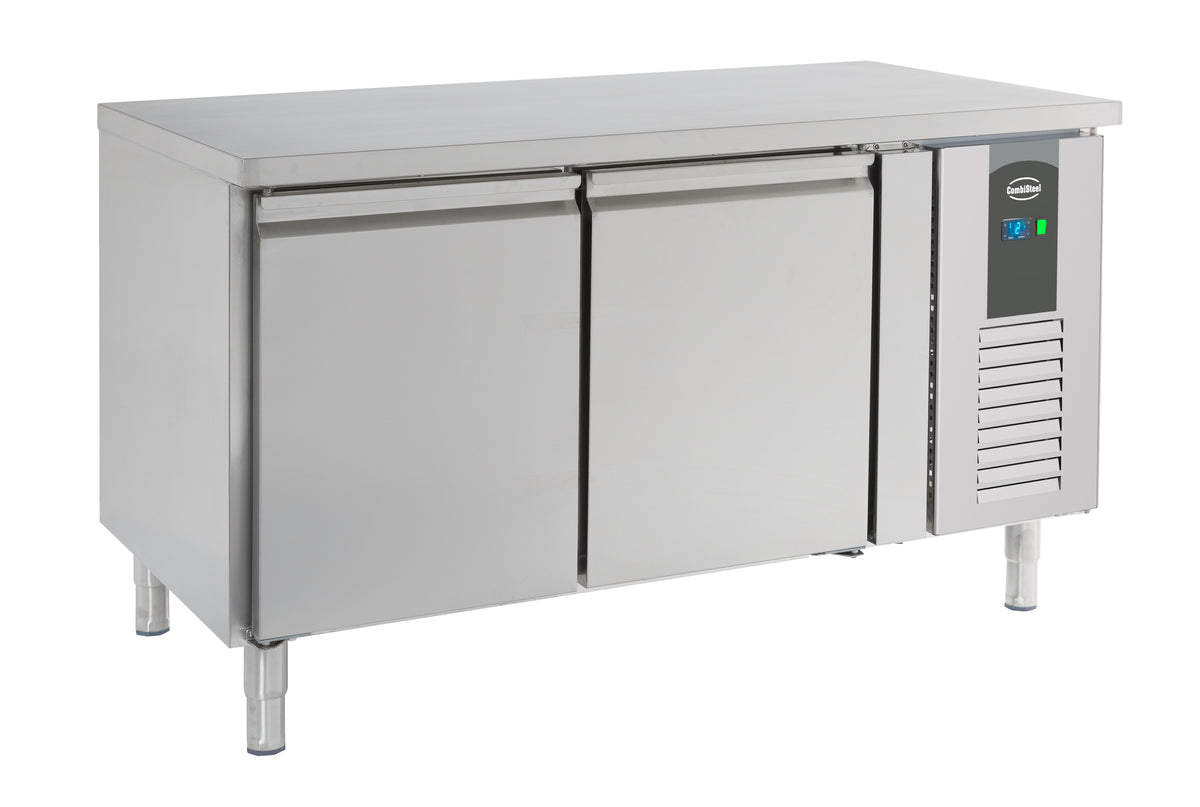Table réfrigérée pâtisserie 2 portes inox 1510x800x860 mm 428 L 0.34 kW Combisteel - vue 3 - Tour Réfrigéré pro CHR - Cuistéo