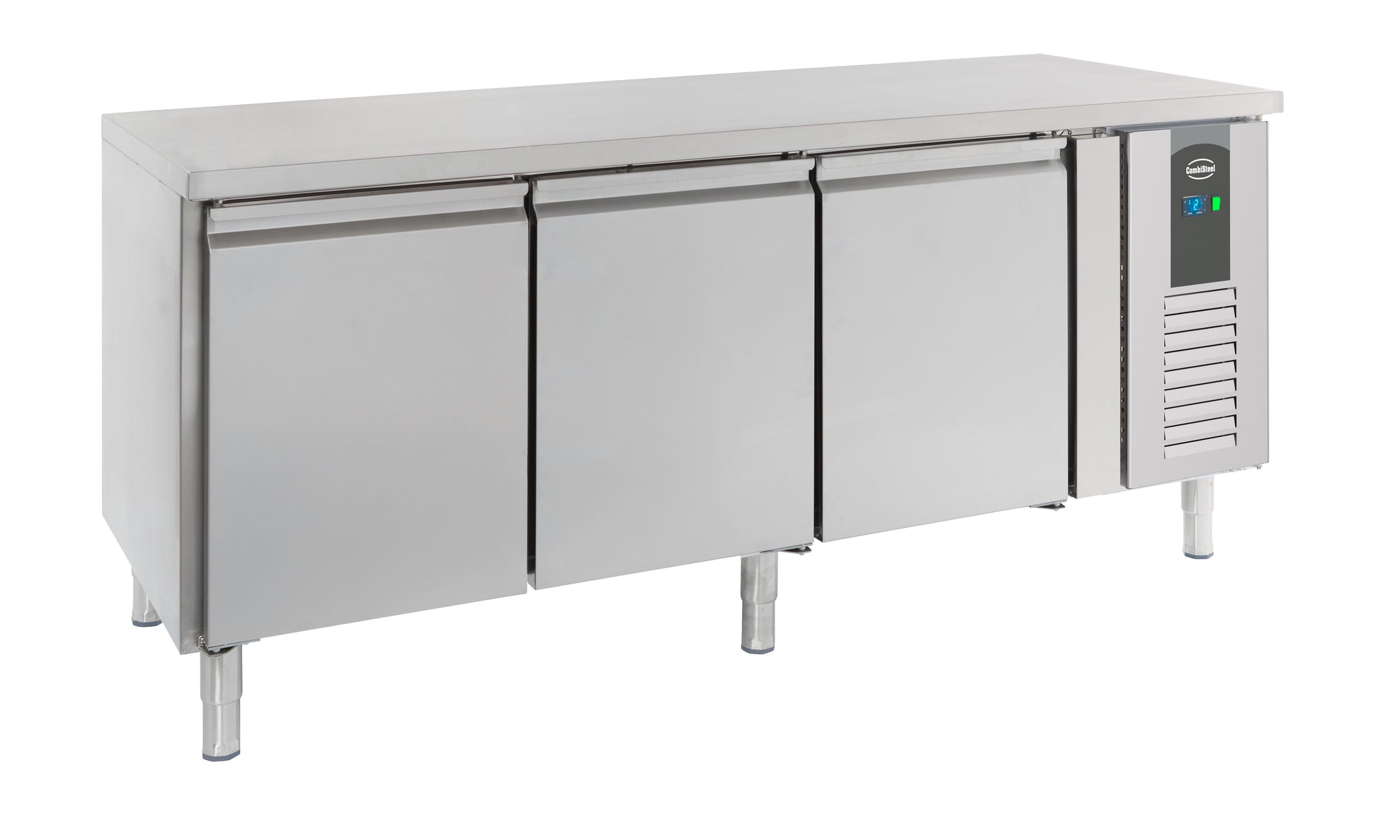 Table réfrigérée pâtisserie 3 portes inox 2020x800x850 mm 635 L 0.34 kW Combisteel - vue 3 - Tour Réfrigéré pro CHR - Cuistéo