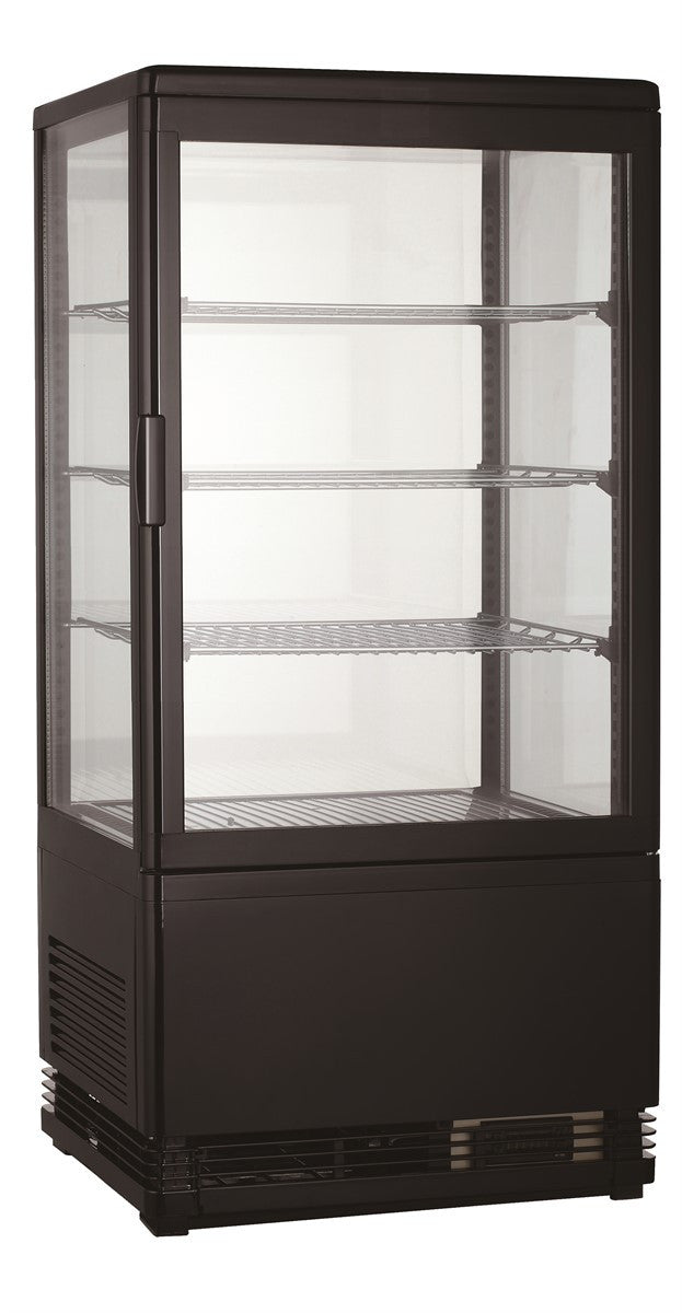 Vitrine réfrigérée 68 litres noir 428x386x885 mm 0.18 kW Combisteel - vue 2 - Vitrine réfrigérée à poser pro CHR - Cuistéo