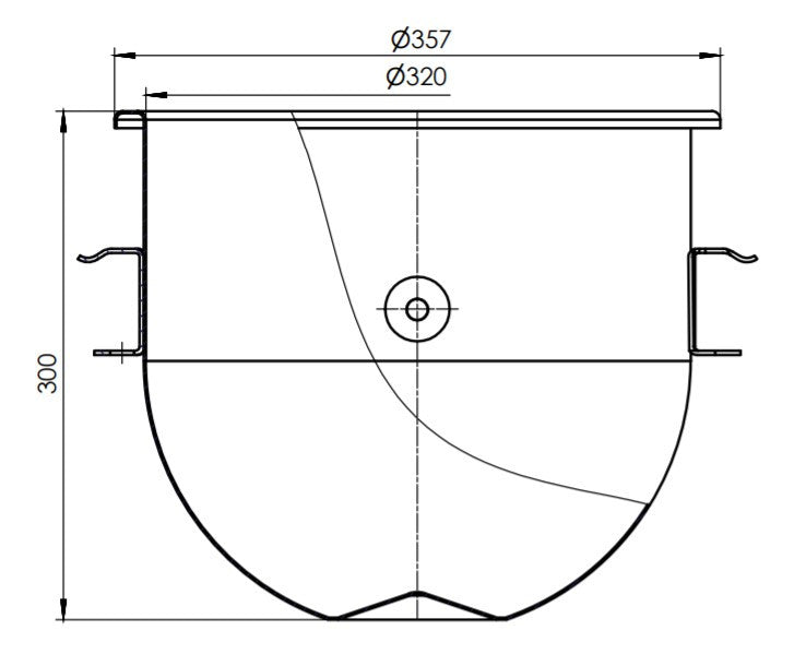 Bol pour 7455.0105 Combisteel - vue 4 - Accessoire batteur pro CHR - Cuistéo