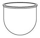Bol pour 7455.1425 L. 370 mm Combisteel - vue 3 - Accessoire batteur pro CHR - Cuistéo
