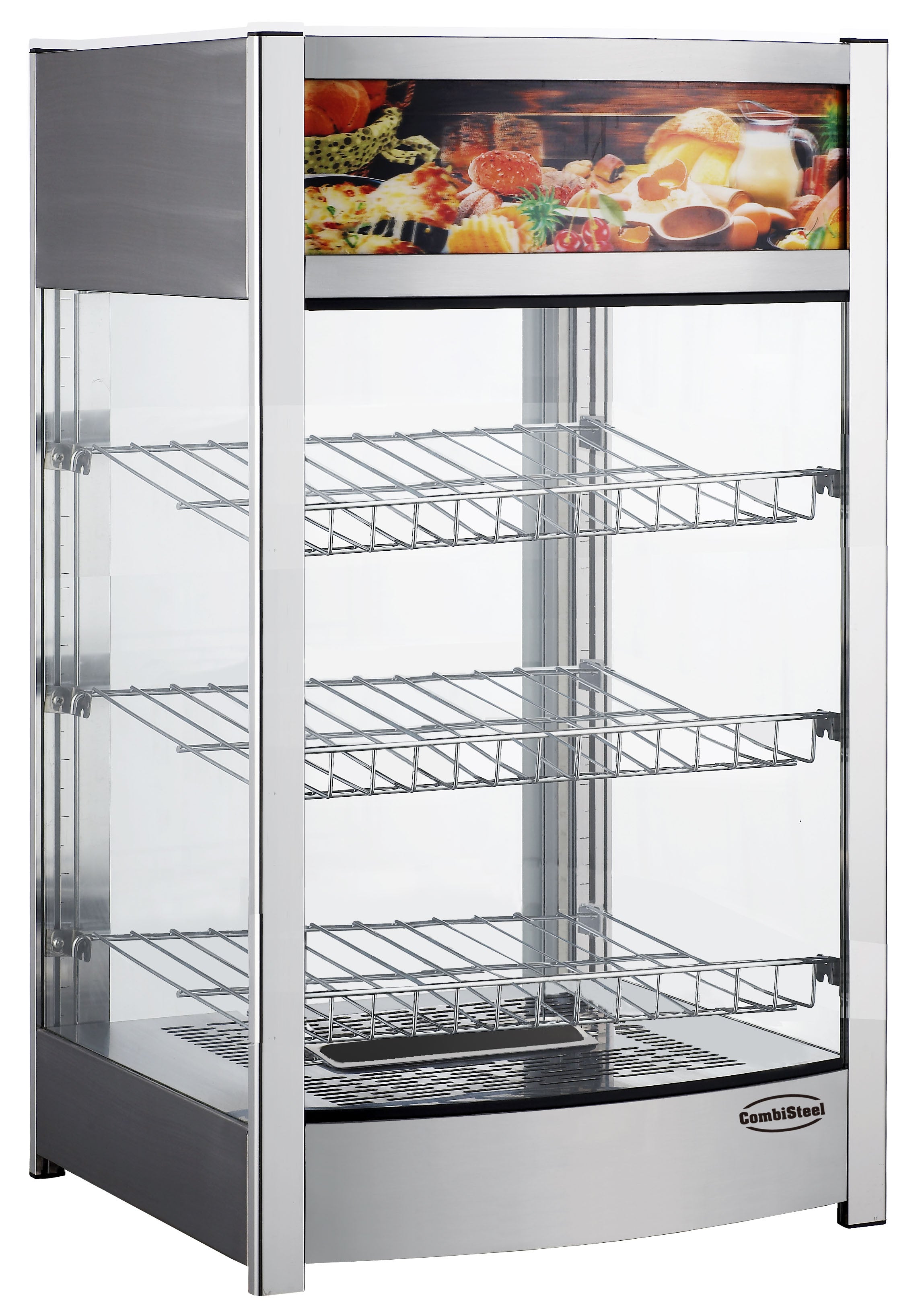 Vitrine chauffante 97 litres 460x448x785 mm 0.8 kW Combisteel - vue 2 - Vitrine chaude pro CHR - Cuistéo