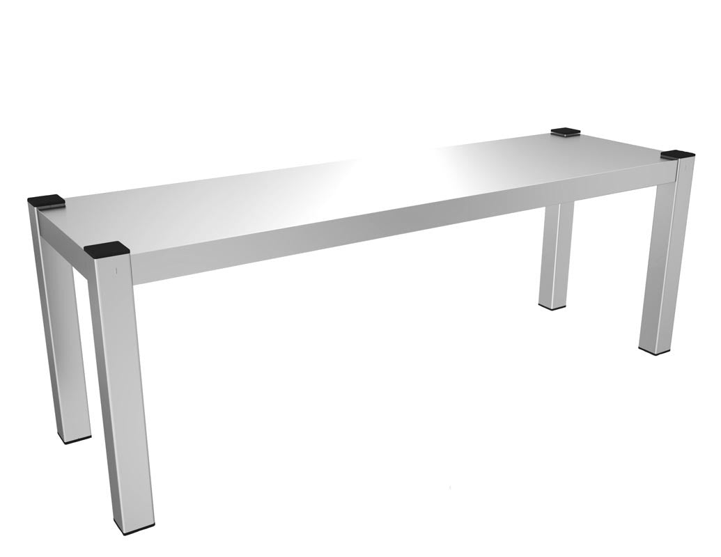 Étagère 1 niveau démontable inox 1600x300x400 mm Combisteel - vue 2 - Etagère de Chef pro CHR - Cuistéo