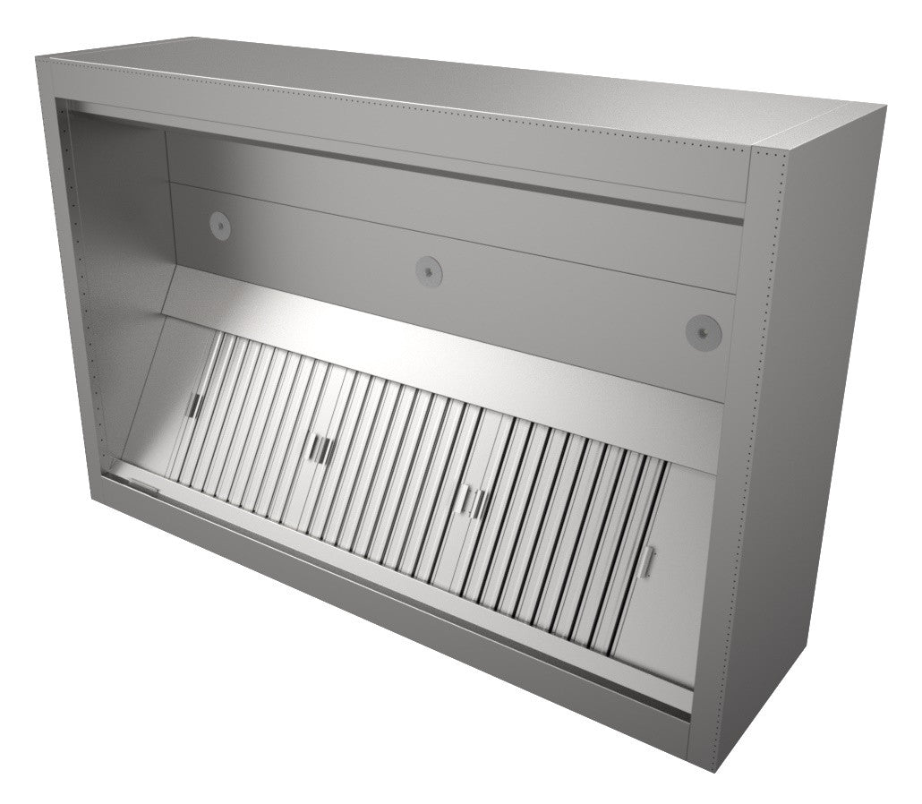 Hotte à induction 2400x1300mm 4 L Combisteel - vue 5 - Hotte Aspirante pro CHR - Cuistéo