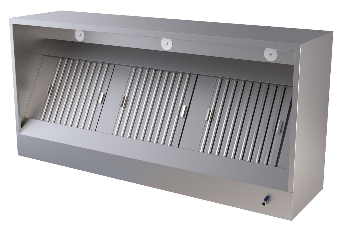 Hotte murale 1200x950mm 1 L Combisteel - vue 4 - Hotte Aspirante pro CHR - Cuistéo