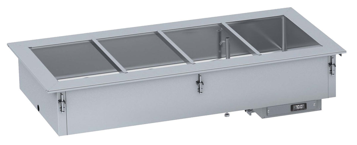 Drop-in bain-marie - remplissage manuel 1115x720x302 mm 2.005 kW Combisteel - vue 3 - Bain-Marie Drop-In pro CHR - Cuistéo