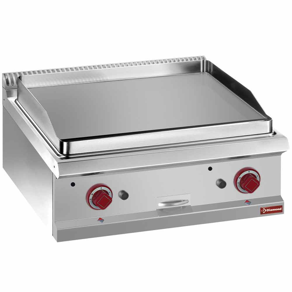 Plaque de cuisson gaz lisse-module 1/1 - Diamond