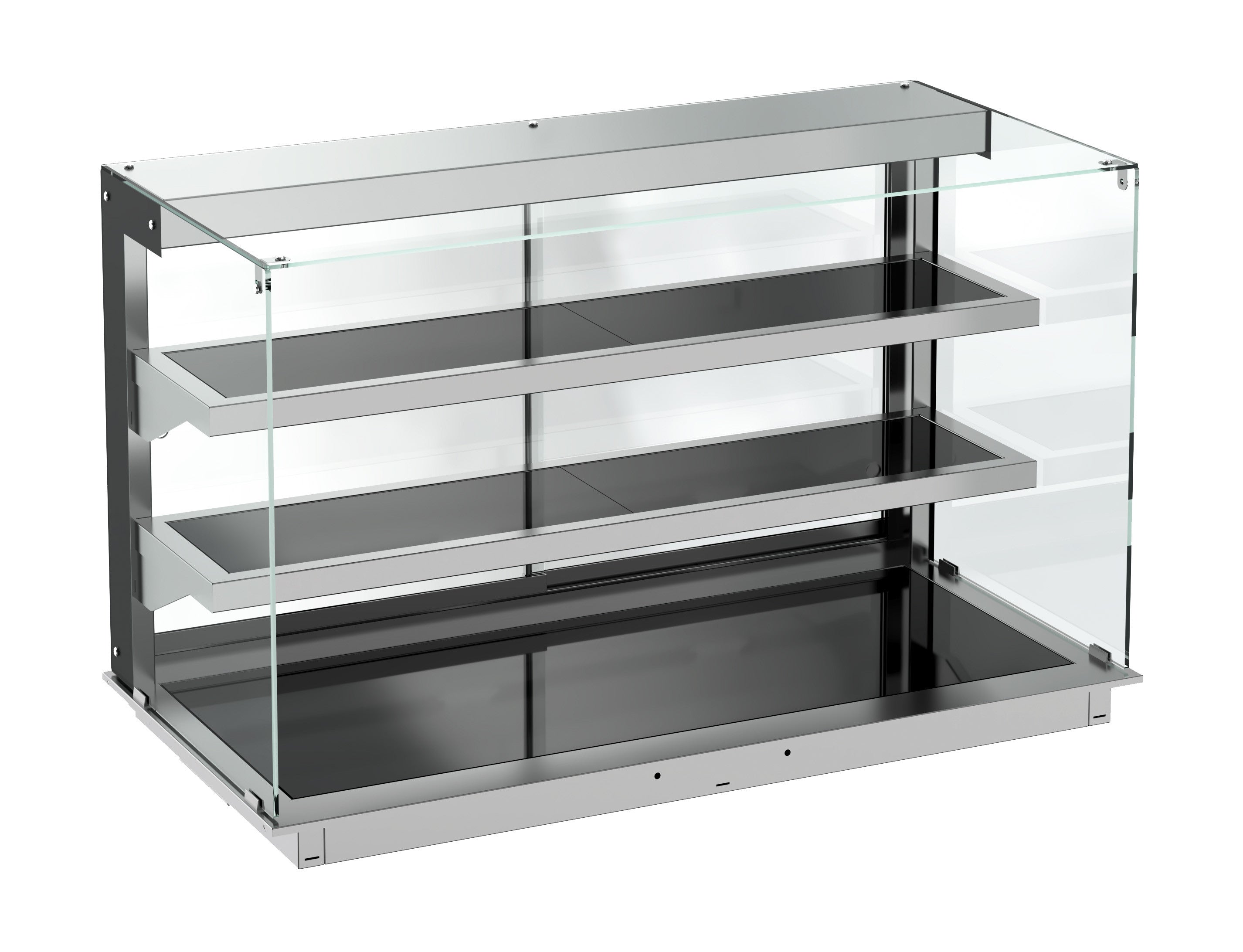 Drop-in vitrine cubique chauffante 1115x720x924 mm 4.025 kW Combisteel - vue 3 - Vitrine Chaude Drop-In pro CHR - Cuistéo