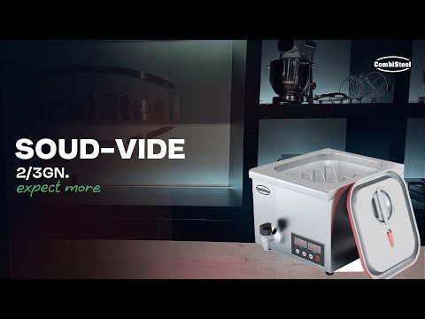 Cuiseur sous-vide 2/3 gn 440x360x280 mm 16 L 0.5 kW Combisteel - vue 5 - Cuisson sous vide pro CHR - Cuistéo