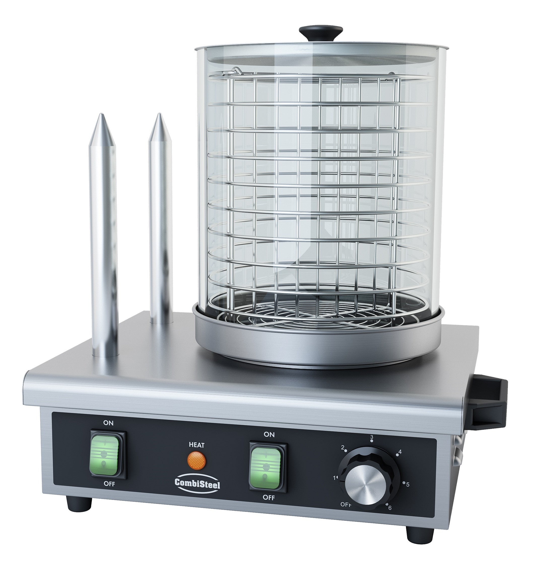 Machine à hot dog avec 2 plots 330x290x410 mm 0.5 kW Combisteel - vue 2 - Appareil hot-dog pro CHR - Cuistéo