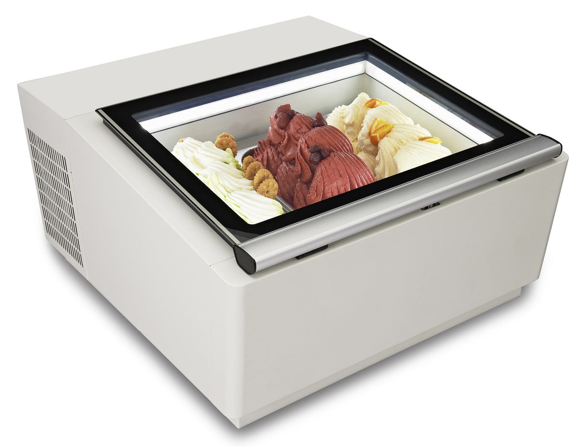 Vitrine à crème glacée blanc 670x750x375 mm 5 L 0.195 kW Combisteel - vue 11 - Vitrine à Glace pro CHR - Cuistéo
