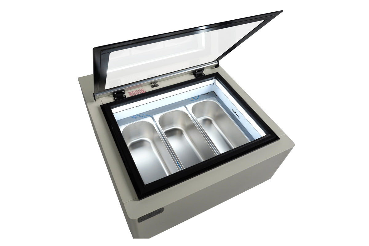Vitrine à crème glacée blanc 670x750x375 mm 5 L 0.195 kW Combisteel - vue 15 - Vitrine à Glace pro CHR - Cuistéo