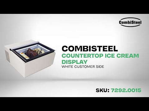 Vitrine à crème glacée blanc 670x750x375 mm 5 L 0.195 kW Combisteel - vue 18 - Vitrine à Glace pro CHR - Cuistéo