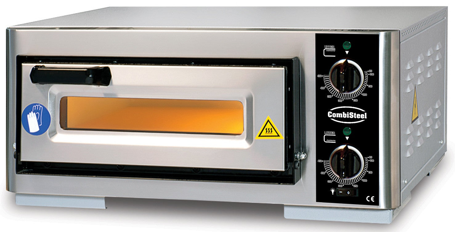 Four à pizza électrique mono 1 x 1 3.5 kW Combisteel - vue 2 - Four à pizza électrique 1 chambre pro CHR - Cuistéo