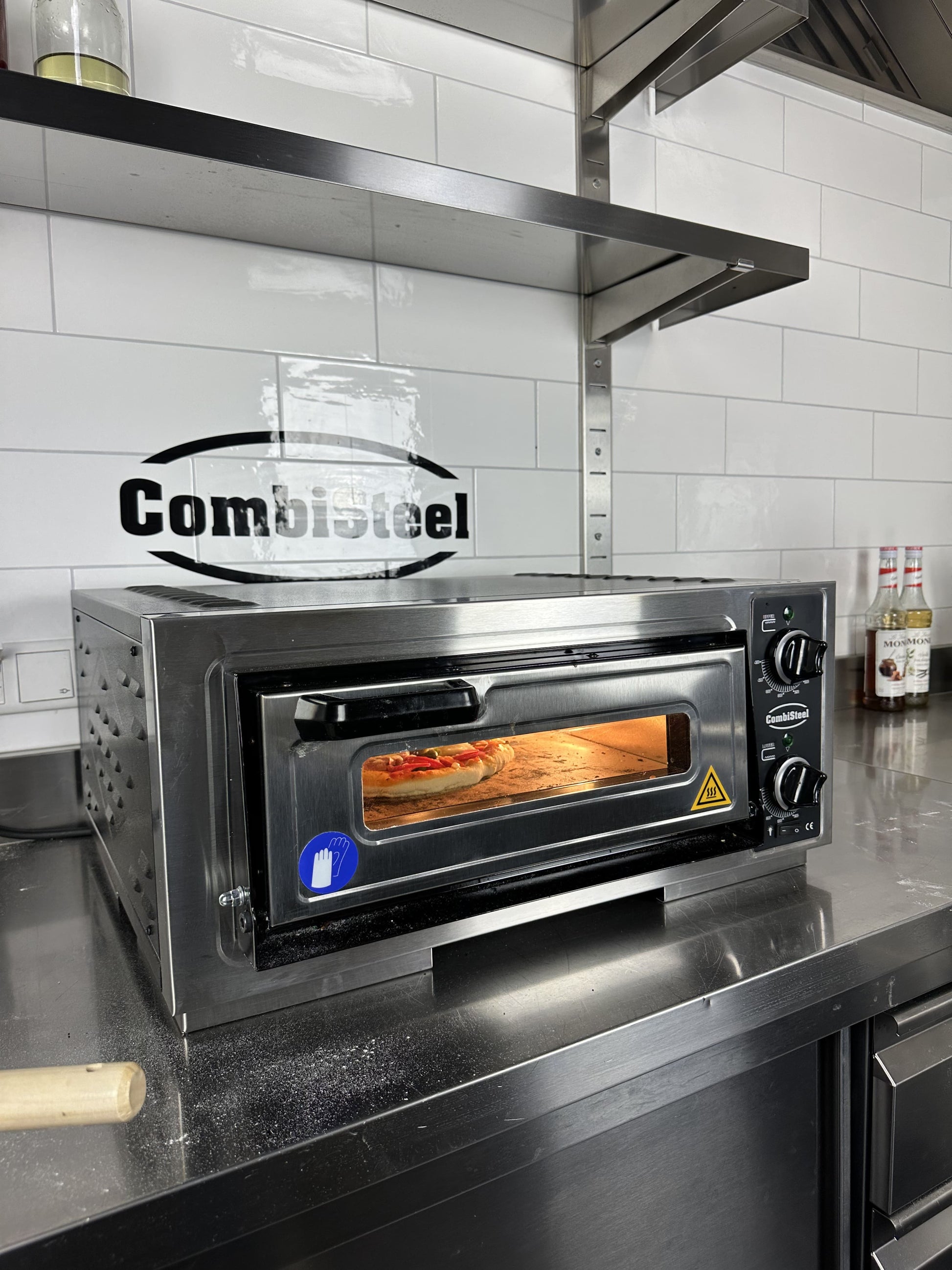 Four à pizza électrique mono 1 x 1 3.5 kW Combisteel - vue 4 - Four à pizza électrique 1 chambre pro CHR - Cuistéo