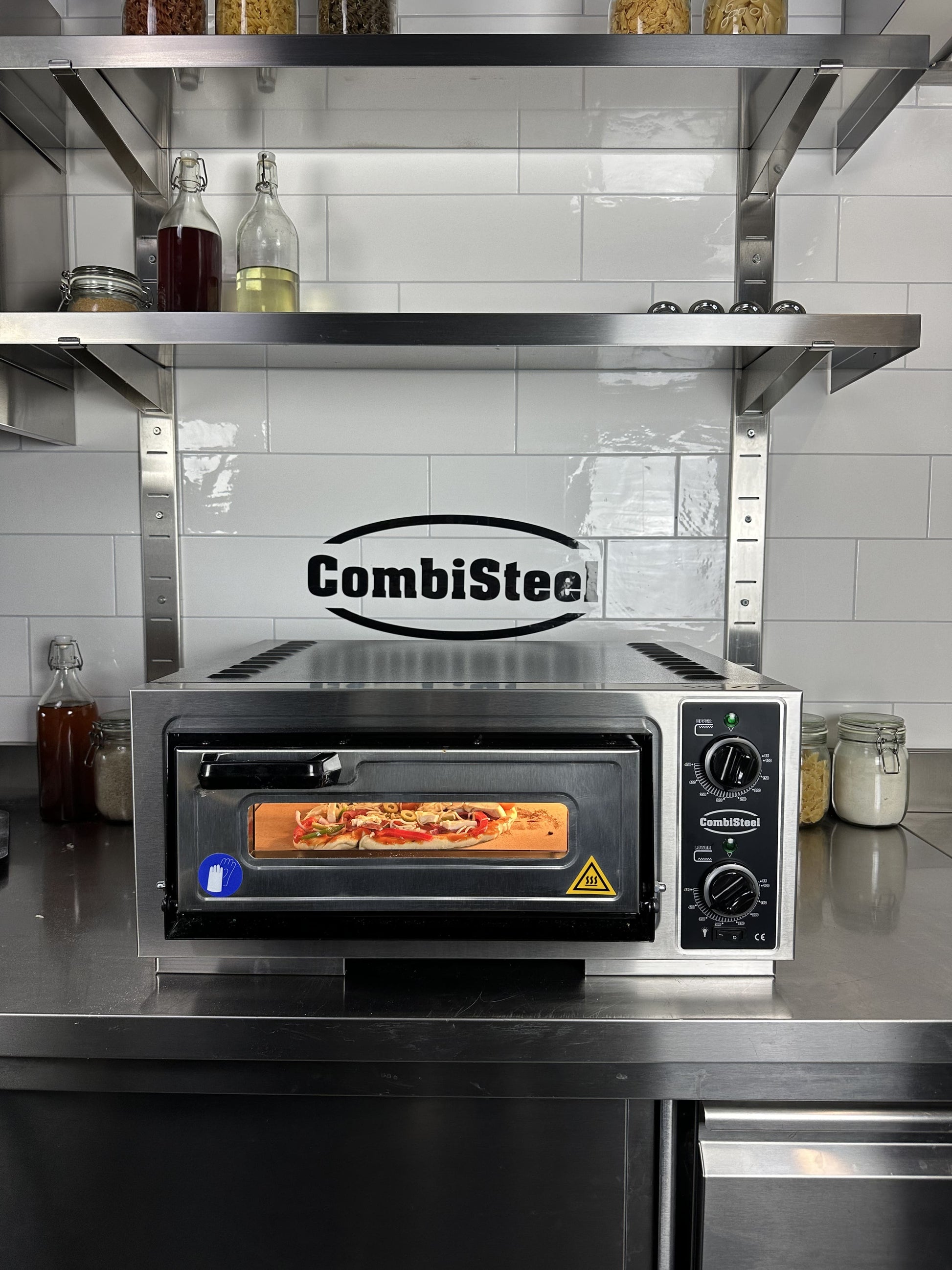 Four à pizza électrique mono 1 x 1 3.5 kW Combisteel - vue 5 - Four à pizza électrique 1 chambre pro CHR - Cuistéo