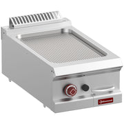 Plaque de cuisson gaz rainurée - module 1/2 - Diamond