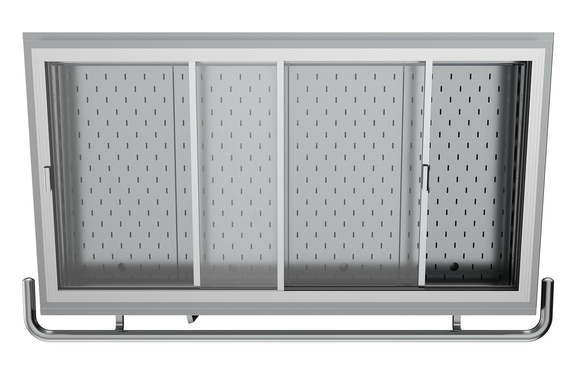 Comptoir à poisson réfrigéré 1700x1043x1075 mm 1 kW Combisteel - vue 6 - Table inox avec étagère pro CHR - Cuistéo