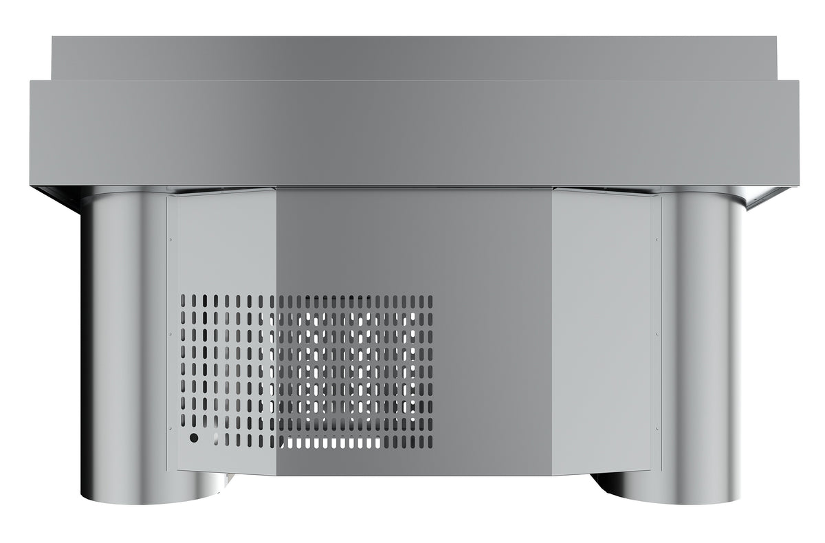 Comptoir à poisson réfrigéré 1700x1043x1075 mm 1 kW Combisteel - vue 8 - Table inox avec étagère pro CHR - Cuistéo