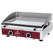 Plaque de cuisson lisse chromée gaz - Diamond