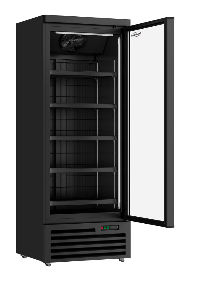 Congélateur 1 porte 600L Noir Acier Réfrigération renforcée 5 grilles Charnière droite 750x710x1997 mm 0.437 kW Combisteel - vue 6 - Armoire réfrigérée négative pro CHR - Cuistéo