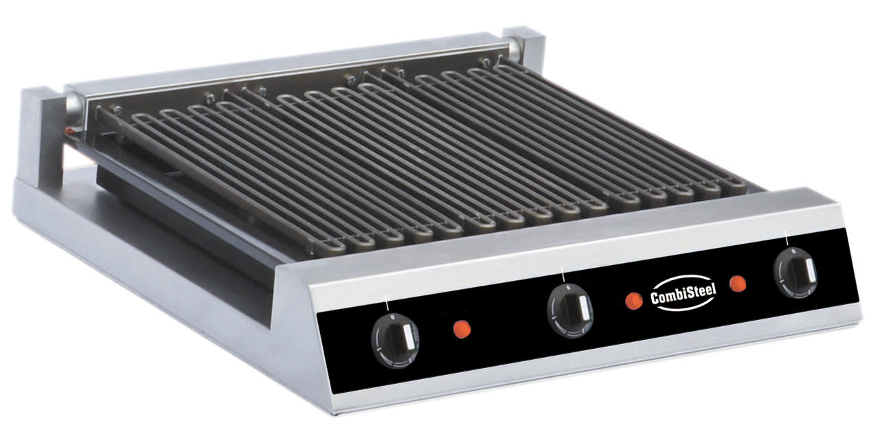 Grill vapeur 3 éléments 600x545x130 mm 4.8 kW Combisteel - vue 2 - Grill Vapeur pro CHR - Cuistéo