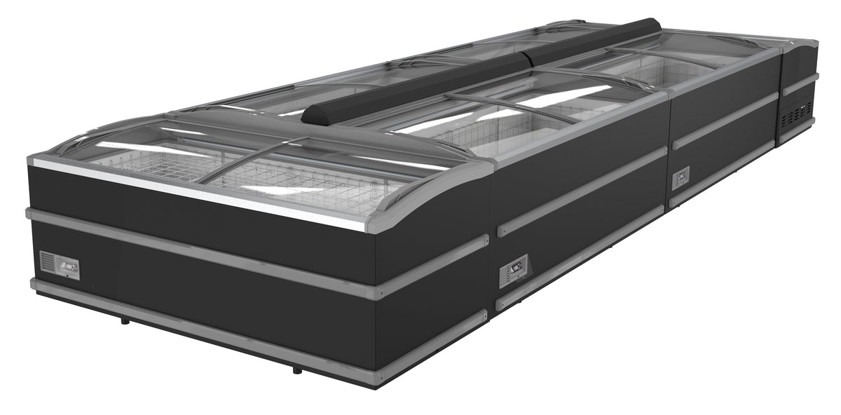Congélateur bahut pour supermarché noir 2008x952x894 mm 864 L 0.36 kW Combisteel - vue 4 - Réfrigérateur congélateur de supermarché pro CHR - Cuistéo