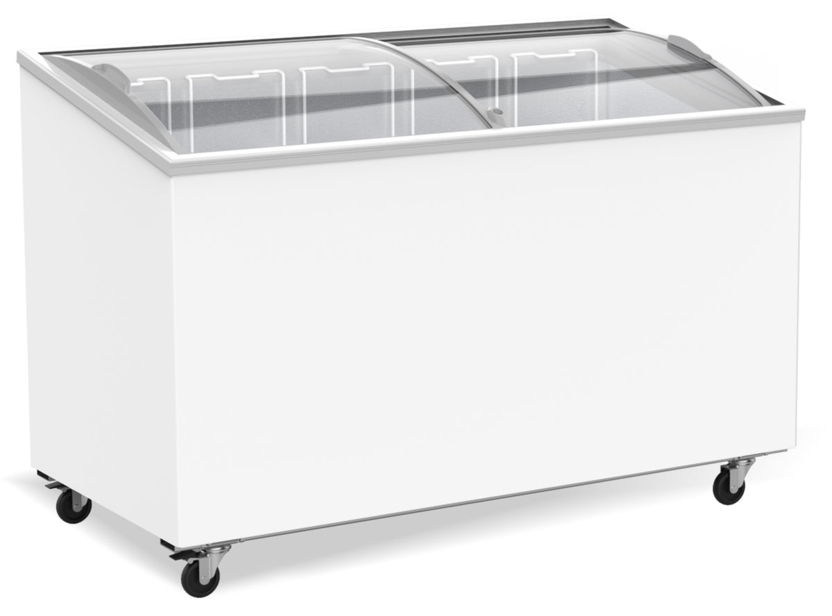 Congélateur bahut couvercle en verre 397 l 1318x659x879 mm 0.15 kW Combisteel - vue 3 - Congélateur Vitré pro CHR - Cuistéo