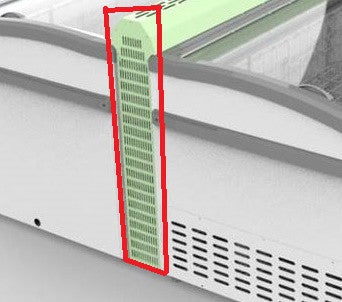 Connexion pour Congélateur bahut côté blanc pour îlot sans élément de la tête Combisteel - vue 2 - Accessoire réfrigération pro CHR - Cuistéo