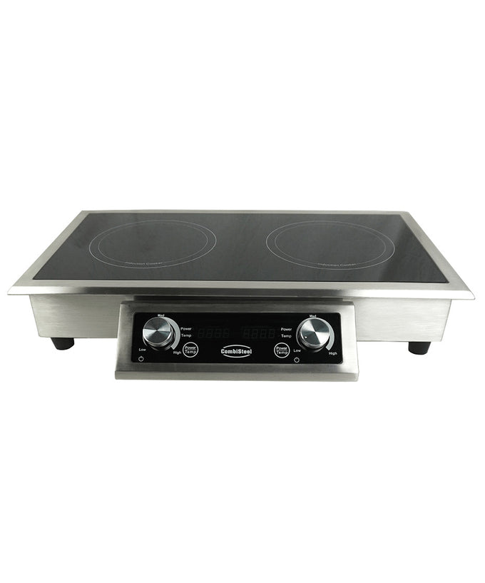 Drop-in cuisinière à induction 2 zones 712x382x115 mm 2 kW Combisteel - vue 4 - Plaque Chauffante Vitrocéramique et Induction pro CHR - Cuistéo