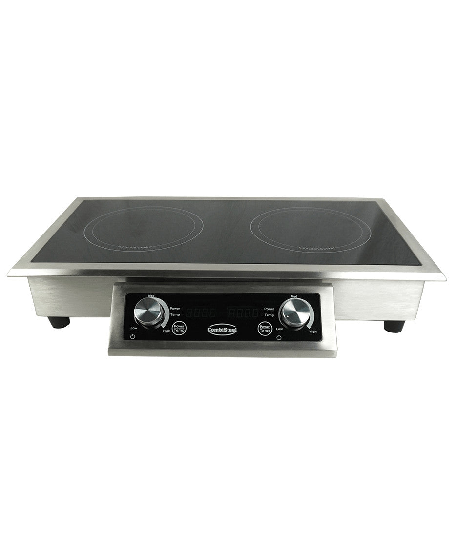 Drop-in cuisinière à induction 2 zones 712x382x115 mm 2 kW Combisteel - vue 4 - Plaque Chauffante Vitrocéramique et Induction pro CHR - Cuistéo