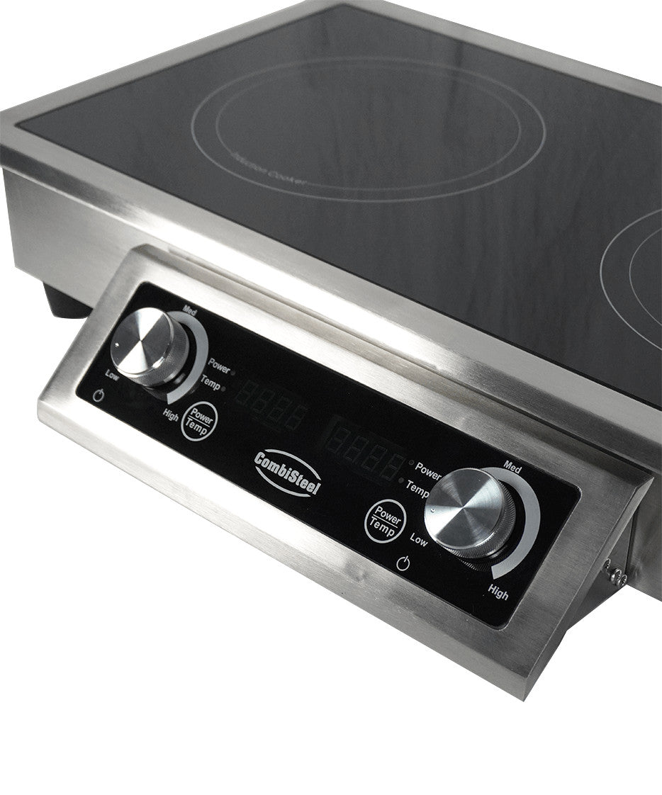 Drop-in cuisinière à induction 2 zones 712x382x115 mm 2 kW Combisteel - vue 6 - Plaque Chauffante Vitrocéramique et Induction pro CHR - Cuistéo