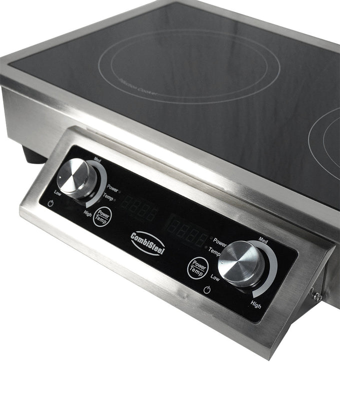 Drop-in cuisinière à induction 2 zones 712x382x115 mm 2 kW Combisteel - vue 6 - Plaque Chauffante Vitrocéramique et Induction pro CHR - Cuistéo