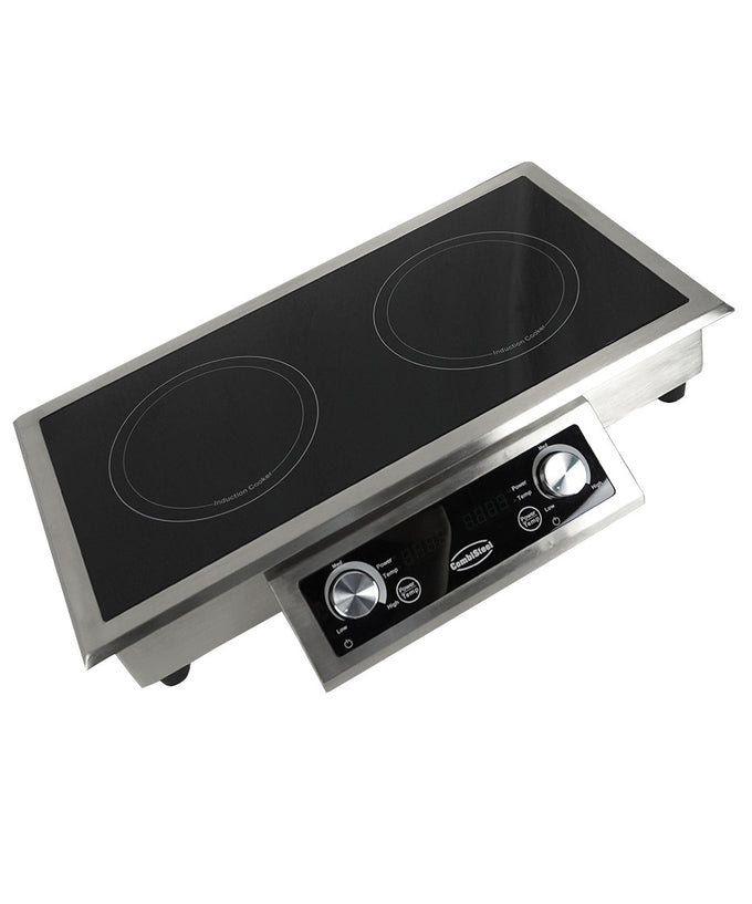 Drop-in cuisinière à induction 2 zones 712x382x115 mm 2 kW Combisteel - vue 8 - Plaque Chauffante Vitrocéramique et Induction pro CHR - Cuistéo