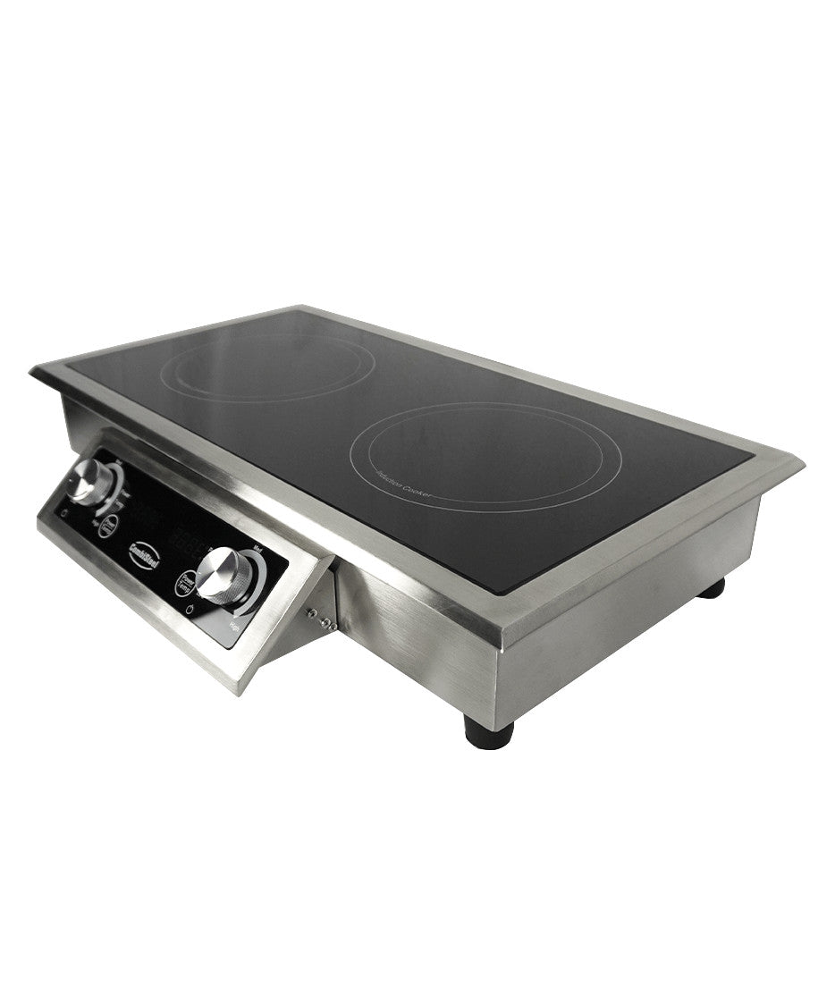Drop-in cuisinière à induction 2 zones 712x382x115 mm 2 kW Combisteel - vue 9 - Plaque Chauffante Vitrocéramique et Induction pro CHR - Cuistéo