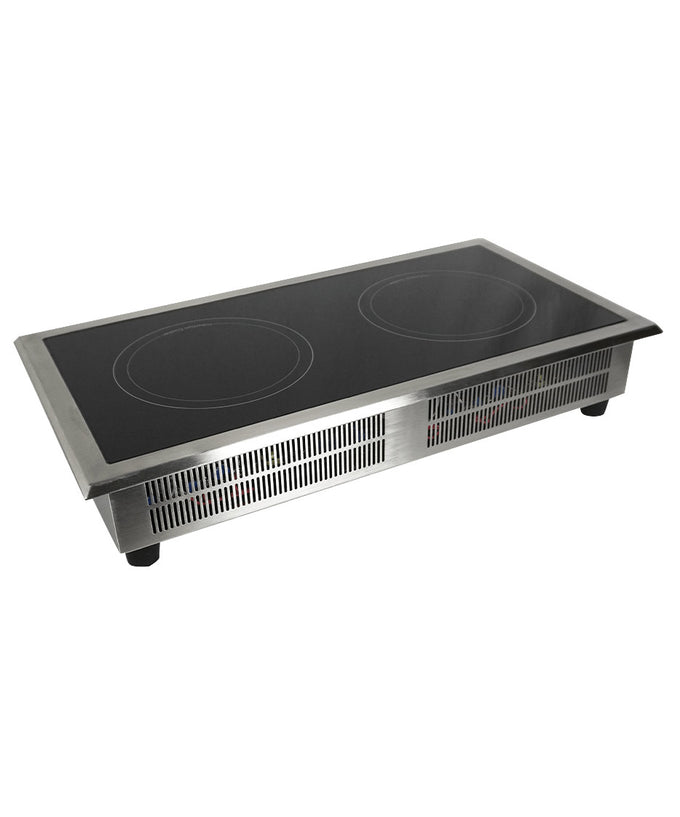 Drop-in cuisinière à induction 2 zones 712x382x115 mm 2 kW Combisteel - vue 10 - Plaque Chauffante Vitrocéramique et Induction pro CHR - Cuistéo