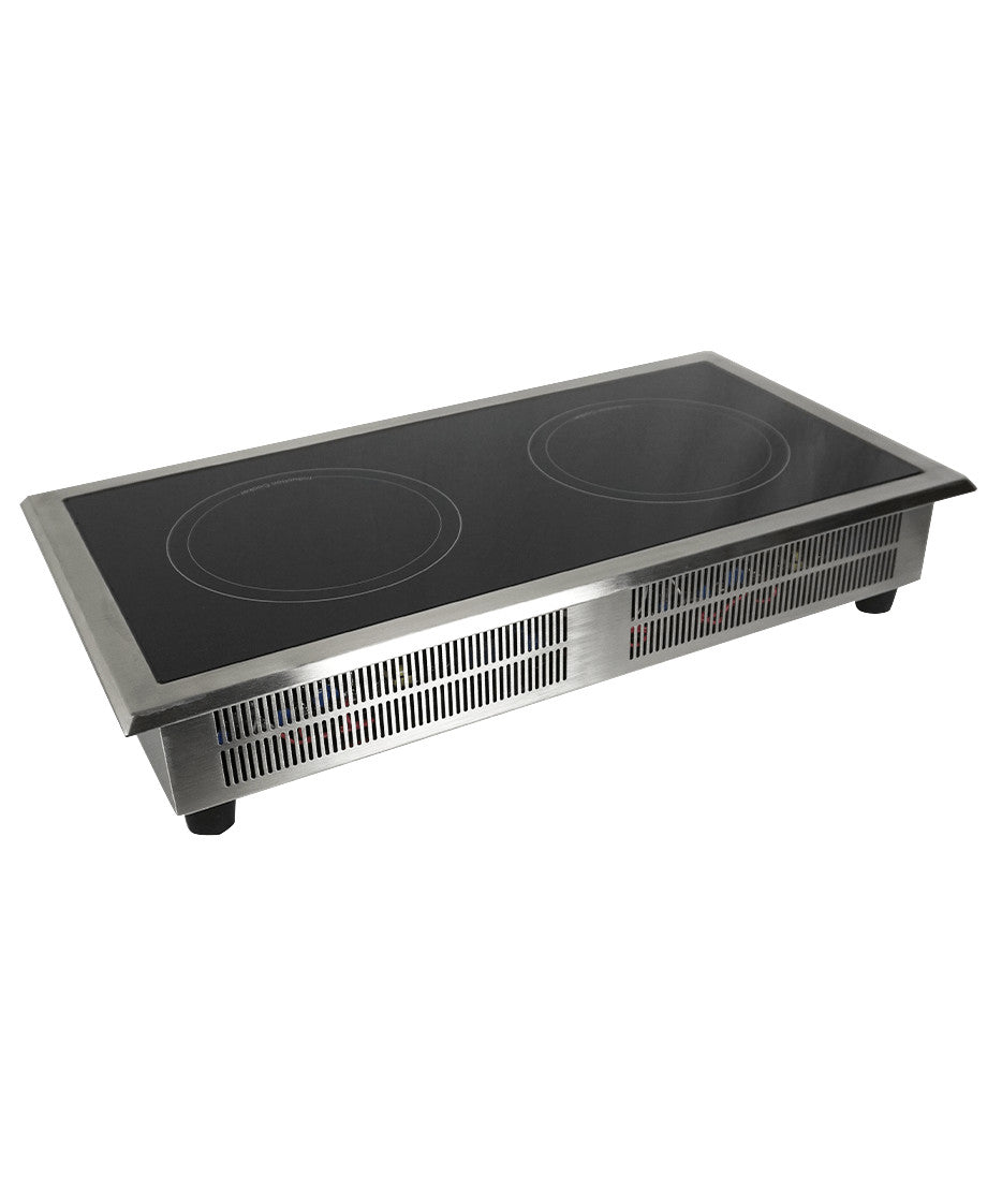 Drop-in cuisinière à induction 2 zones 712x382x115 mm 2 kW Combisteel - vue 10 - Plaque Chauffante Vitrocéramique et Induction pro CHR - Cuistéo