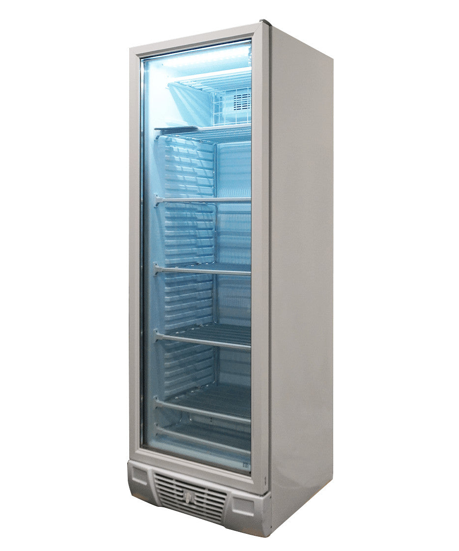 Congélateur 1 porte en verre 382L avec vitrage chauffant LED 5 grilles statique 640x670x1875 mm 0.67 kW Combisteel - vue 7 - Armoire réfrigérée négative pro CHR - Cuistéo