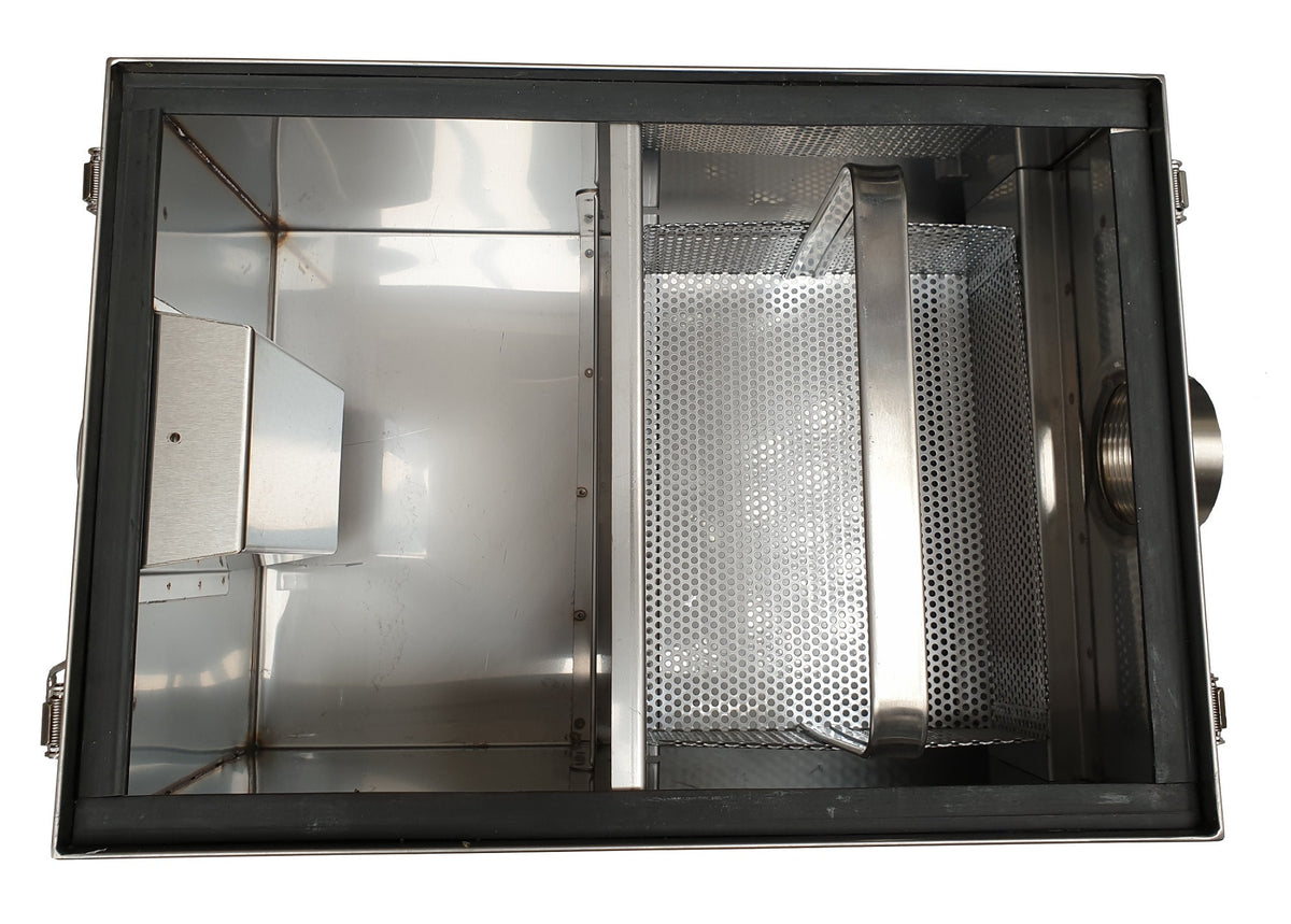 Séparateur de graisse inox 38l 380x380x290 mm Combisteel - vue 8 - Bac à Graisse pro CHR - Cuistéo