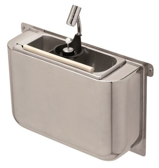 Evier pour cuillère à glace avec douchette 410x120x270 Combisteel - vue 2 - Accessoires Vitrine à Glace pro CHR - Cuistéo