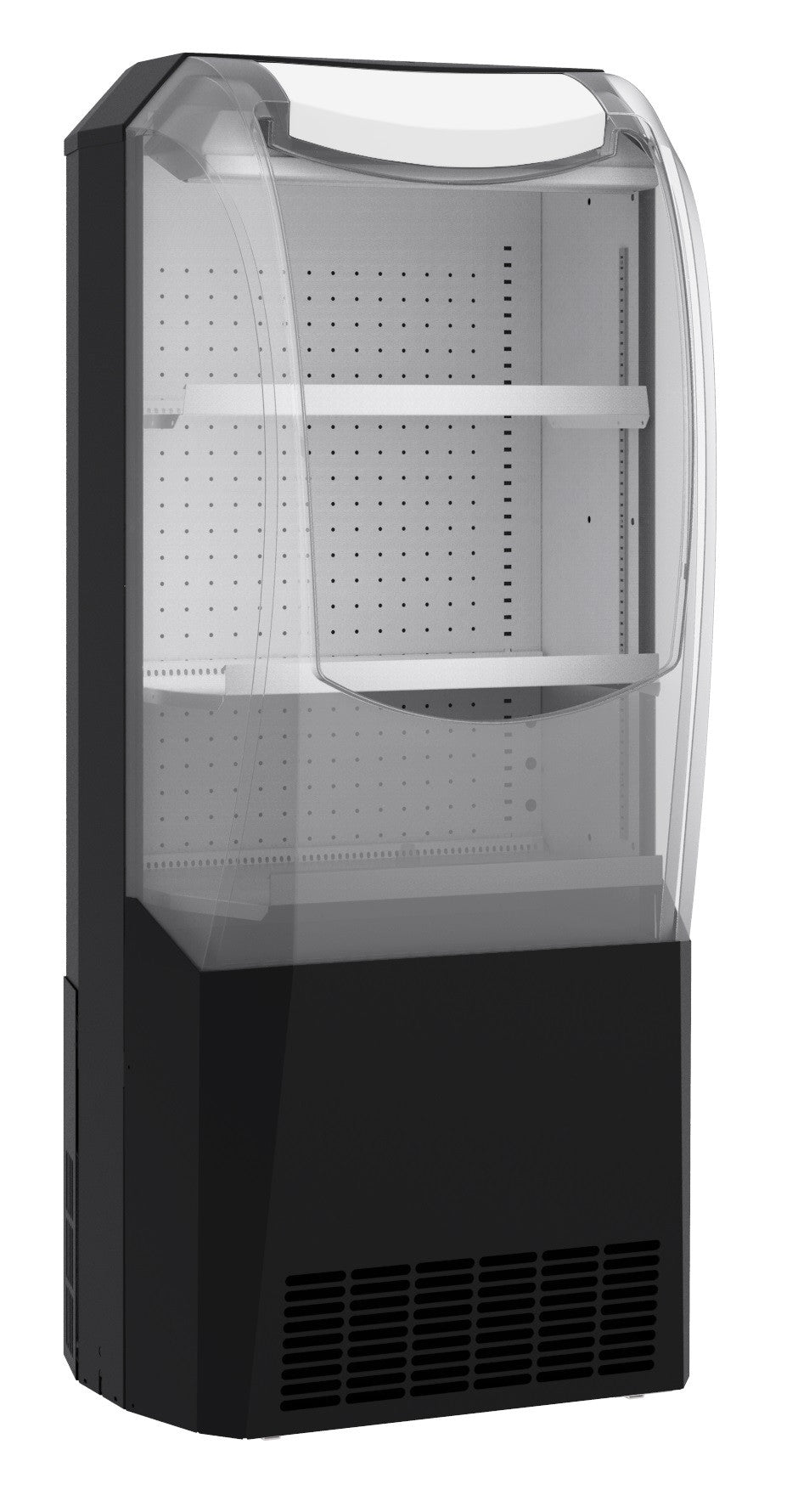 Frigo professionnel - 274L - +2/+15°C - LED - 3 grilles - Noir 655x575x1498 mm 0.6 kW Combisteel - vue 2 - Vitrine réfrigérée murale pro CHR - Cuistéo