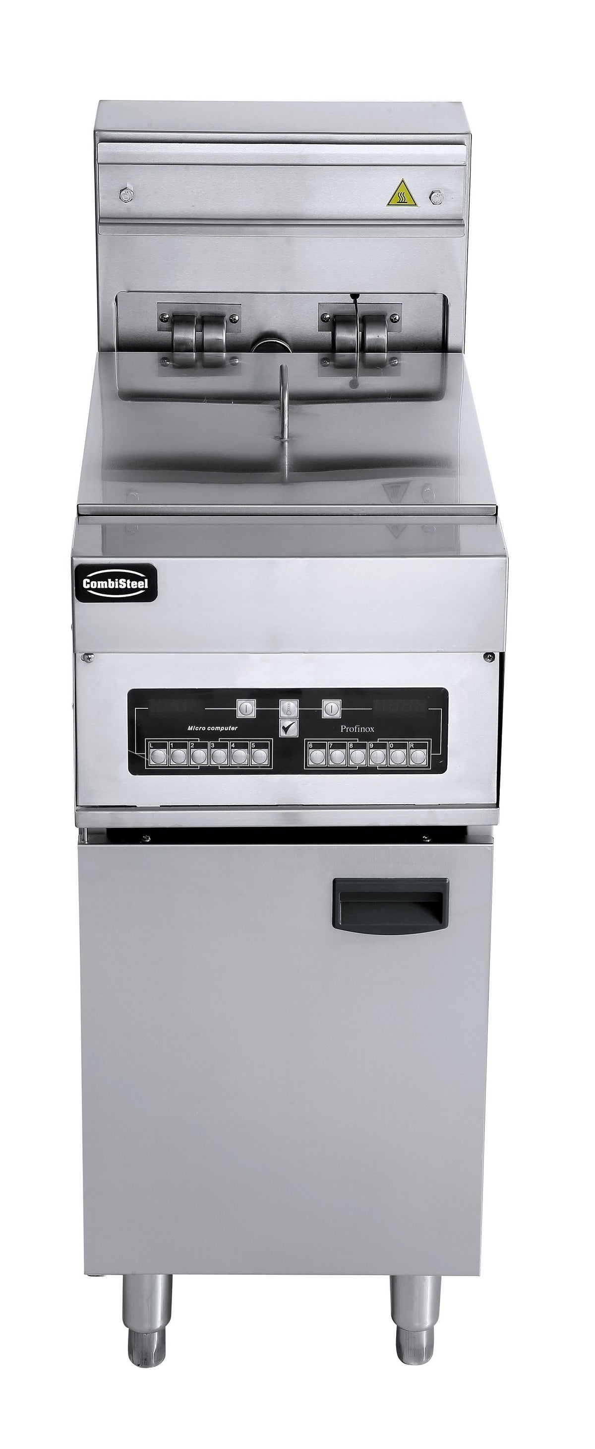 Friteuse électriques 2x 12,5l 18 kW Combisteel - vue 7 - Friteuse sur meuble électrique pro CHR - Cuistéo